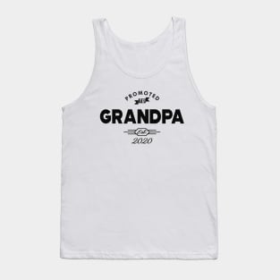 New Grandpa - Promoted to grandpa est. 2020 Tank Top